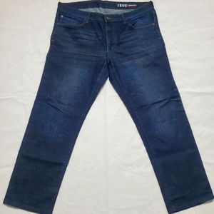 IZOD Men’s Jeans Comfort Stretch – Blue Denim W36xL30 Straight Fit